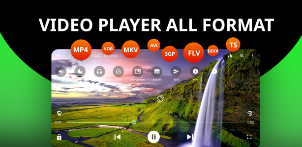 اسکرین شات 1 برنامه Video Player for Android