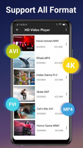 اسکرین شات 3 برنامه Video Player - All Format HD