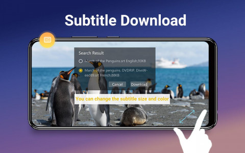 اسکرین شات 2 برنامه Video Player - All Format HD