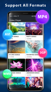 اسکرین شات برنامه Video Player - MP4 Player 3