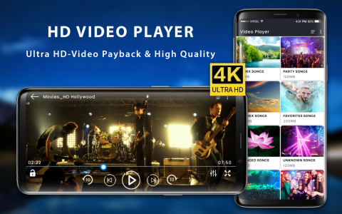 اسکرین شات برنامه Video Player - MP4 Player 1