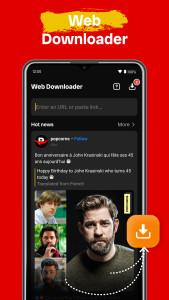 اسکرین شات 4 برنامه Video Downloader Browser