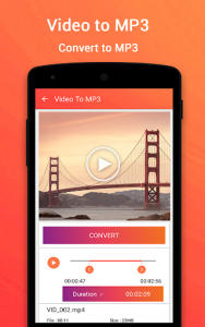 اسکرین شات برنامه Video to MP3 - Trim & Convert 4