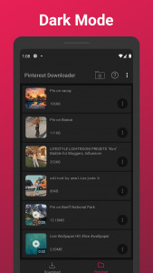 اسکرین شات برنامه Video Downloader For Pinterest 7
