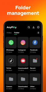 اسکرین شات برنامه Video Player - AnyPlay 2