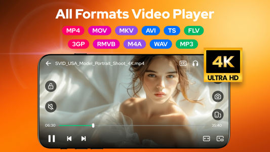 اسکرین شات 1 برنامه Video Player - AnyPlay