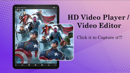 اسکرین شات برنامه HD Video Editor & Downloader 6
