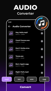 اسکرین شات 4 برنامه Video to MP3 - Media Converter