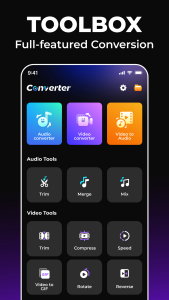 اسکرین شات 1 برنامه Video to MP3 - Media Converter