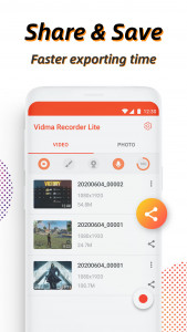 اسکرین شات برنامه Screen Recorder - Vidma REC 7