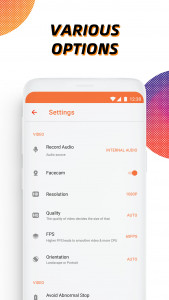اسکرین شات 5 برنامه Screen Recorder - Vidma Record