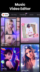 اسکرین شات 1 برنامه AI Video Editor - Vidma Cut AI