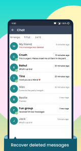 اسکرین شات برنامه View deleted messages recovery 2