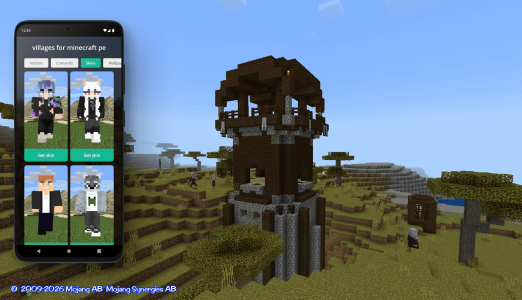 اسکرین شات 3 برنامه villages for minecraft pe