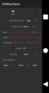اسکرین شات برنامه SoftKey - Home Back Button 4