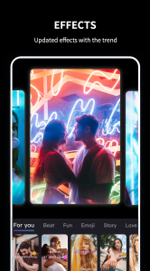 اسکرین شات 1 برنامه Beat.ly: music video maker