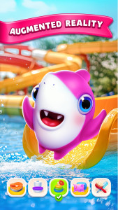 اسکرین شات 1 بازی My Shark - AR Virtual Pet Game