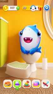 اسکرین شات 5 بازی My Shark - AR Virtual Pet Game