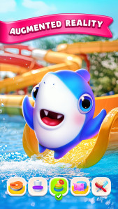 اسکرین شات 1 بازی My Shark - AR Virtual Pet Game