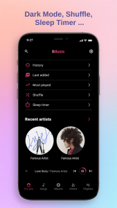 اسکرین شات برنامه Music player - Mp3 player 3