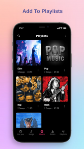 اسکرین شات برنامه Music player - Mp3 player 7