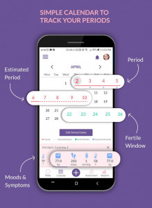 اسکرین شات برنامه Nyra – Period, Fertility & Ovulation Tracker App 4