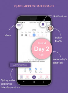 اسکرین شات برنامه Nyra – Period, Fertility & Ovulation Tracker App 3