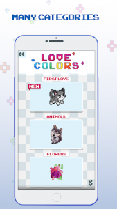 اسکرین شات بازی Love Colors: Coloring Book 1