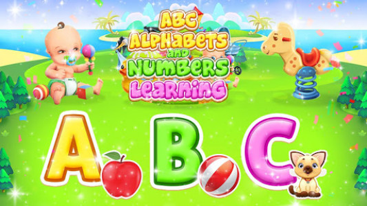 اسکرین شات بازی Learn ABC Alphabets & 123 Numbers Kids Game 1