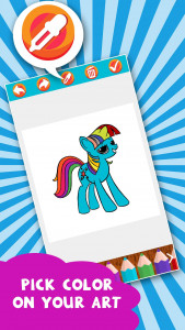 اسکرین شات بازی My Pony Game - Coloring Book 5