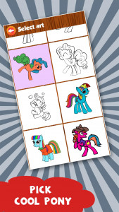 اسکرین شات بازی My Pony Game - Coloring Book 7