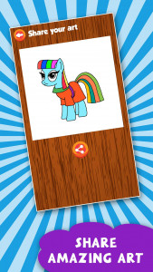 اسکرین شات بازی My Pony Game - Coloring Book 6