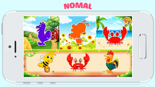 اسکرین شات بازی Animals jigsaw puzzle games for baby toddler kids 2