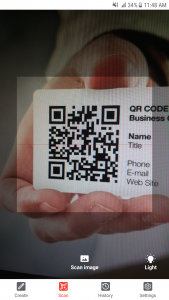 اسکرین شات برنامه QR code / barcode scanner & generator (QrApp) 3