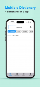 اسکرین شات برنامه Cambrid English Dictionary 1