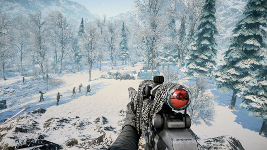 اسکرین شات بازی Sniper Zombie 3D Game 2