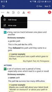 اسکرین شات برنامه English Vocabulary Profile - British 4