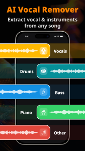 اسکرین شات 2 برنامه Music Maker & AI Vocal Remover