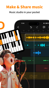 اسکرین شات 1 برنامه Music Maker & AI Vocal Remover