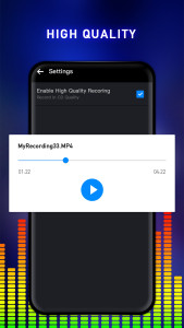 اسکرین شات 3 برنامه Voice Recorder: Sound Recorder