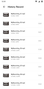 اسکرین شات 6 برنامه Voice Recorder: Audio Recorder