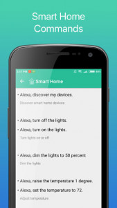 اسکرین شات برنامه Commands for Alexa 3