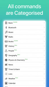 اسکرین شات 1 برنامه Commands for Alexa