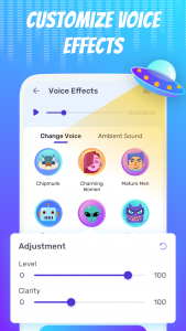 اسکرین شات برنامه Voice Changer - Voice Effects 3