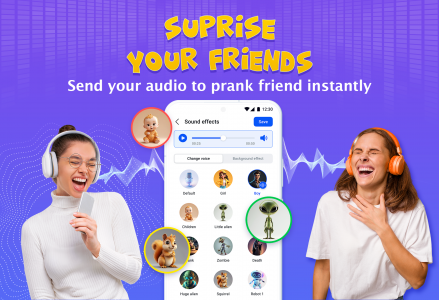 اسکرین شات 4 برنامه Voice Changer AI, Sound Effect