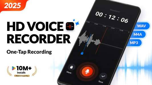 اسکرین شات 1 برنامه Voice Recorder & Voice Memos