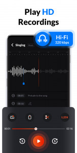 اسکرین شات برنامه Voice Recorder & Voice Memos 5