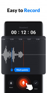 اسکرین شات 3 برنامه Voice Recorder & Voice Memos