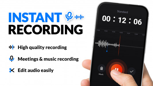 اسکرین شات 1 برنامه Voice Recorder & Voice Memos
