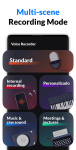 اسکرین شات 2 برنامه Voice Recorder & Voice Memos